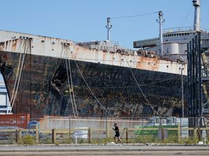 Supporting image for story: Historic ocean liner could soon become world’s largest artificial reef
