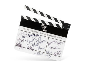 No Time To Die clapperboard. Photo: Christie's