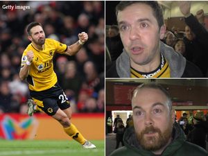 Supporting image for story: 'Joao Moutinho!!! He loves the vinoooo!' Wolves fans elated after Manchester United battering! VIDEO 
