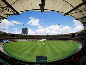 General view inside the Gabba