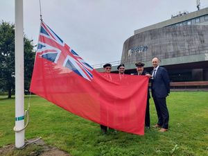 Supporting image for story: Council joins nation in flying flag for Merchant Navy Day