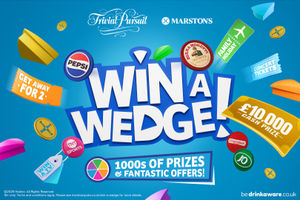 Win a Wedge offers the chance to win prizes through playing Trivial Pursuit