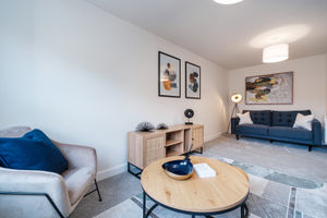 BWM - Living room of an Oxford home at The Elms development