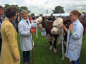 Supporting image for story: Royal seal of approval for award-winning Shropshire farm