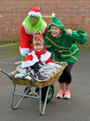 The winners in 22 minutes were Lewys and Linda Skilton with Liley Huxley, aged four