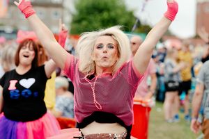 Crowds at Let's Rock Shrewsbury 2019