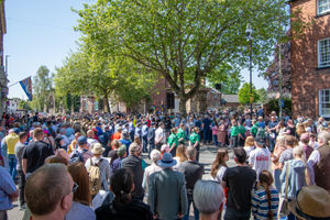 Sevice at the Park Gates Memorial