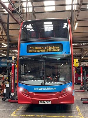 The bus company has paid tribute to the dedicated employee