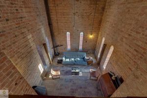 A view from one of several balconies within the water tower. Photo: Rightmove