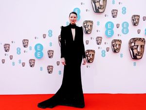 Supporting image for story: Bafta red carpet dominated by glamorous monochromatic looks