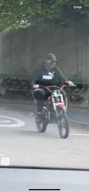 One of the off road bikers. Picture: West Mercia Police