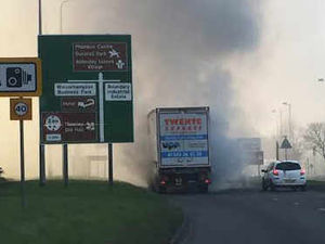 Supporting image for story: PICTURED: Stafford Road smoke delays Wolverhampton commuters