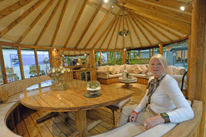 Hazel Smith, from Breeze House, at the returning live show