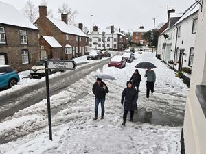 Supporting image for story: Ice warning in place as Shropshire residents urged to take care following Storm Goretti snowfall
