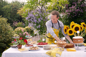 Over 550 volunteers help make the National Garden Scheme a fundraising success - helping the 3,500 garden owners promote their garden openings, sell cakes and plants.