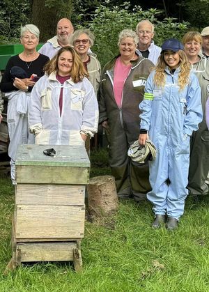 Supporting image for story: A sweet collaboration is creating a buzz as two media experts join forces to champion beekeepers’ cause