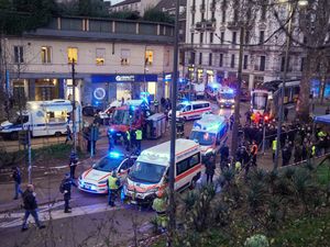 Supporting image for story: Two dead and dozens injured after tram derails in Milan