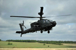 Supporting image for story: Army helicopter had to make an emergency landing on the way to Shropshire