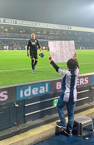 Johnstone walks over to Brandon.