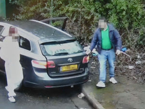 Supporting image for story: Fly tippers caught in the act - incredible pictures of rubbish being dumped as angry businessman declares: 'It's just a losing battle'