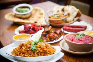 Chicken Biryani, Chicken Tikka Massala, Chicken Balti, Chicken Dopiaza. From The grill Chicken Tikka, Methi Tikka and Sheesh Kebab