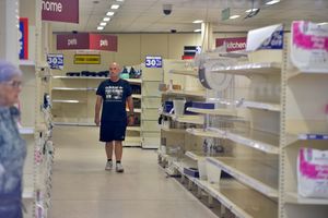 Last trading day at the Wilko branch on Brownhills High Street