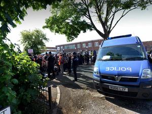 Supporting image for story: Nineteen charged over protest at Staffordshire 'drone' factory