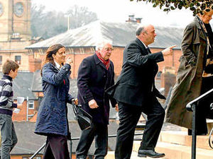 Supporting image for story: 200 pay tribute to star Peter Halliday