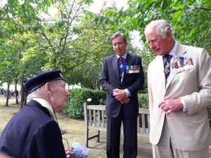 Bill met the then-Prince Charles at the 75th Anniversary of D-Day in 2020