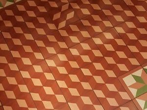 Supporting image for story: Once you see this picture of a floor tile you won’t stop thinking about it
