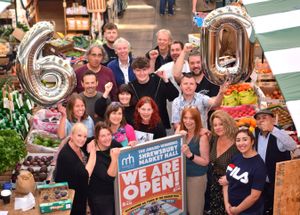 Market Traders at Shrewsbury Market Hall ahead of the new market hall building's 60th anniversary.