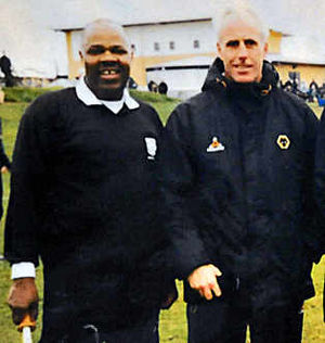 Errol and ex-Wolves boss Mick McCarthy