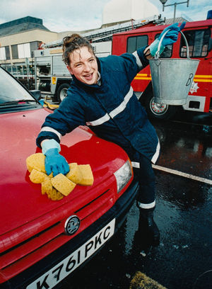 Julie Cooper, West Midlands Fire Service's first female firefighter, is retiring after 30 years