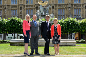 From left to right: Amanda Milling, Mike Wood, Rob Marris, and Wendy Morton
