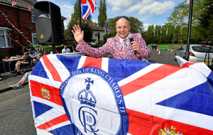 Street party in Alexander Road, Smethwick..DJ Chris Ashford organised the event..