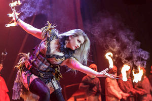 It's a fiery night out