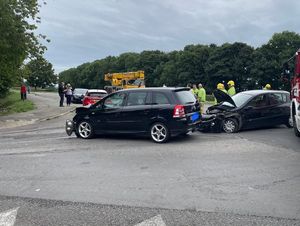 The scene of the crash. Photo: @lewisjames999