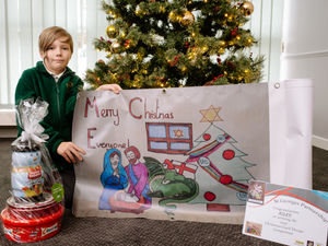 Supporting image for story: School's Christmas card competition is a hit