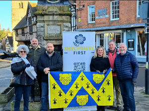 Members of Shropshire First who are standing in the Shropshire local elections on May 1. Picture: Shropshire First