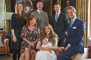 Supporting image for story: Elizabeth Hurley joins special Shropshire celebration for baby Cosima