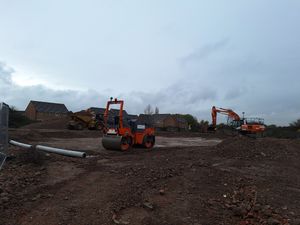 Work has started at Friar Park Road in Wednesbury