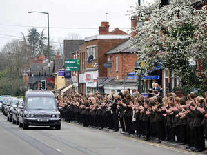 Supporting image for story: Hundreds pay respects to Luke Chapman