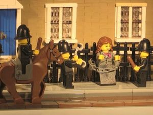 Supporting image for story: In Video: Lego builders chart world history