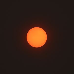 The red sun. Credit: Numann Haque 