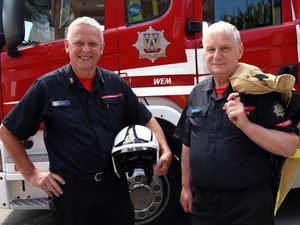 Supporting image for story:  Wem firefighters blazing into record books after 40 YEARS