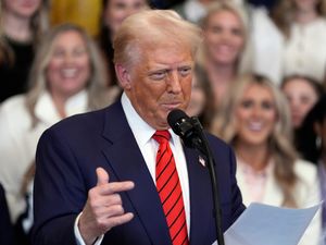 Supporting image for story: Trump signs order intended to bar transgender athletes from women’s sports