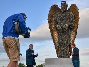 Supporting image for story: Shropshire's Knife Angel to feature in BBC’s Crimewatch