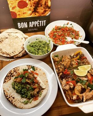 An example of some of the meals Mitch cooks on his TikTok videos. Photo: Instagram @mealsbymitchofficial