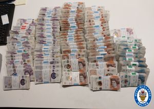 Cash was seized in raids yesterday. Charges have been made today.