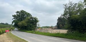 Work has already started building affordable homes at Tan y Gaer on the outskirts of Guilsfield. By Elgan Hearn - LDRS.